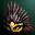 For Events - Refined Black Feather Mask