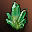 Extracted Mid-grade Green Star Stone